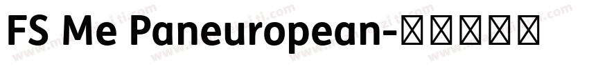 FS Me Paneuropean字体转换